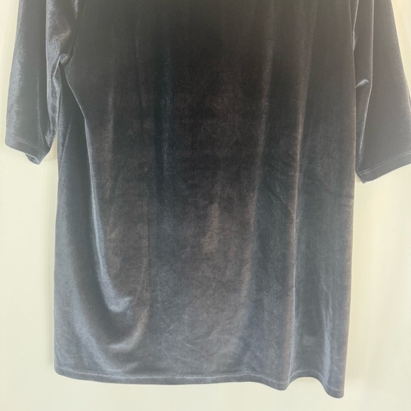 NWT Loft Womens Velvet Blouse Mock Neck
Stretchy Solid blue size:S - Picture 11 of 12
